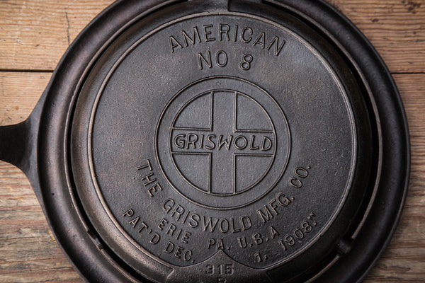 Griswold #8 Waffle Iron with Low Base