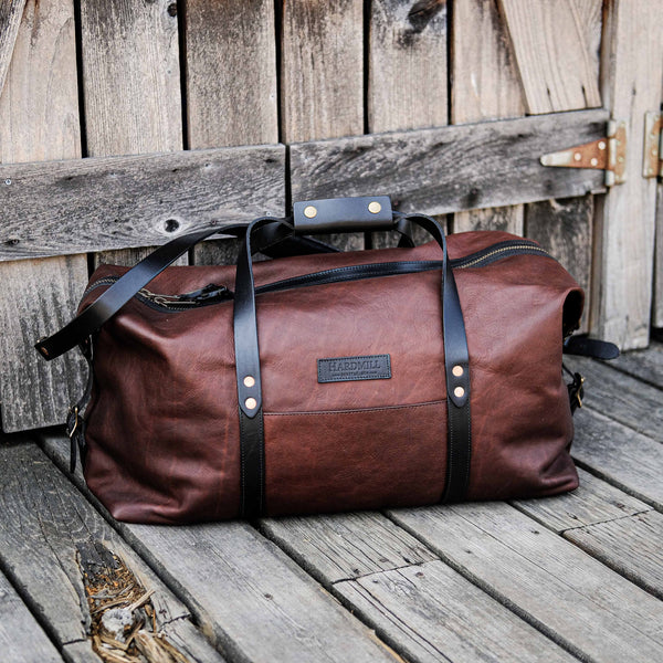 LEATHER DUFFEL BAG