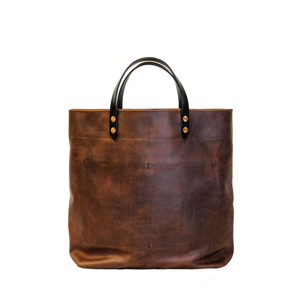 LEATHER GROCERY TOTE