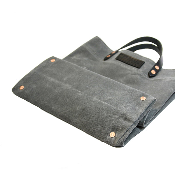 WAXED CANVAS GROCERY TOTE