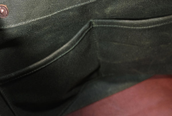 WAXED CANVAS MARKET TOTE