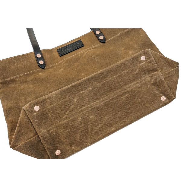 WAXED CANVAS MARKET TOTE