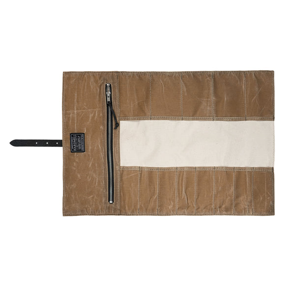 WAXED CANVAS TOOL ROLL