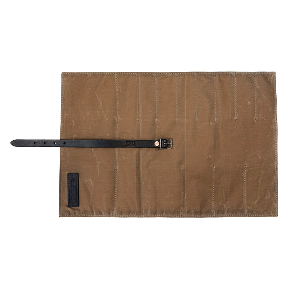WAXED CANVAS TOOL ROLL
