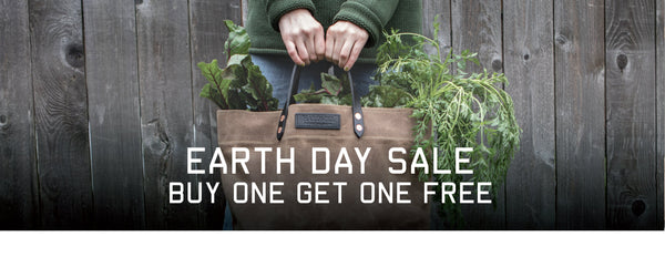 Earth Day Sale: Waxed Canvas Totes