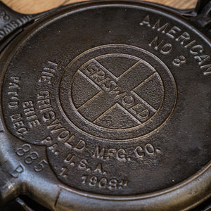 Griswold Waffle Iron Low Base