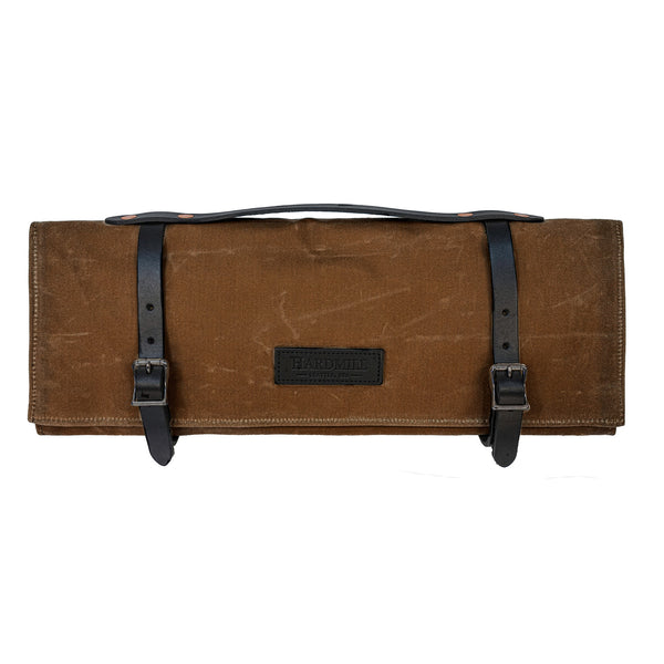 Custom Bernal Cutlery WAXED CANVAS KNIFE ROLL Field Tan