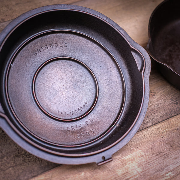 GRISWOLD - #5 Skillet with Hinged Lid