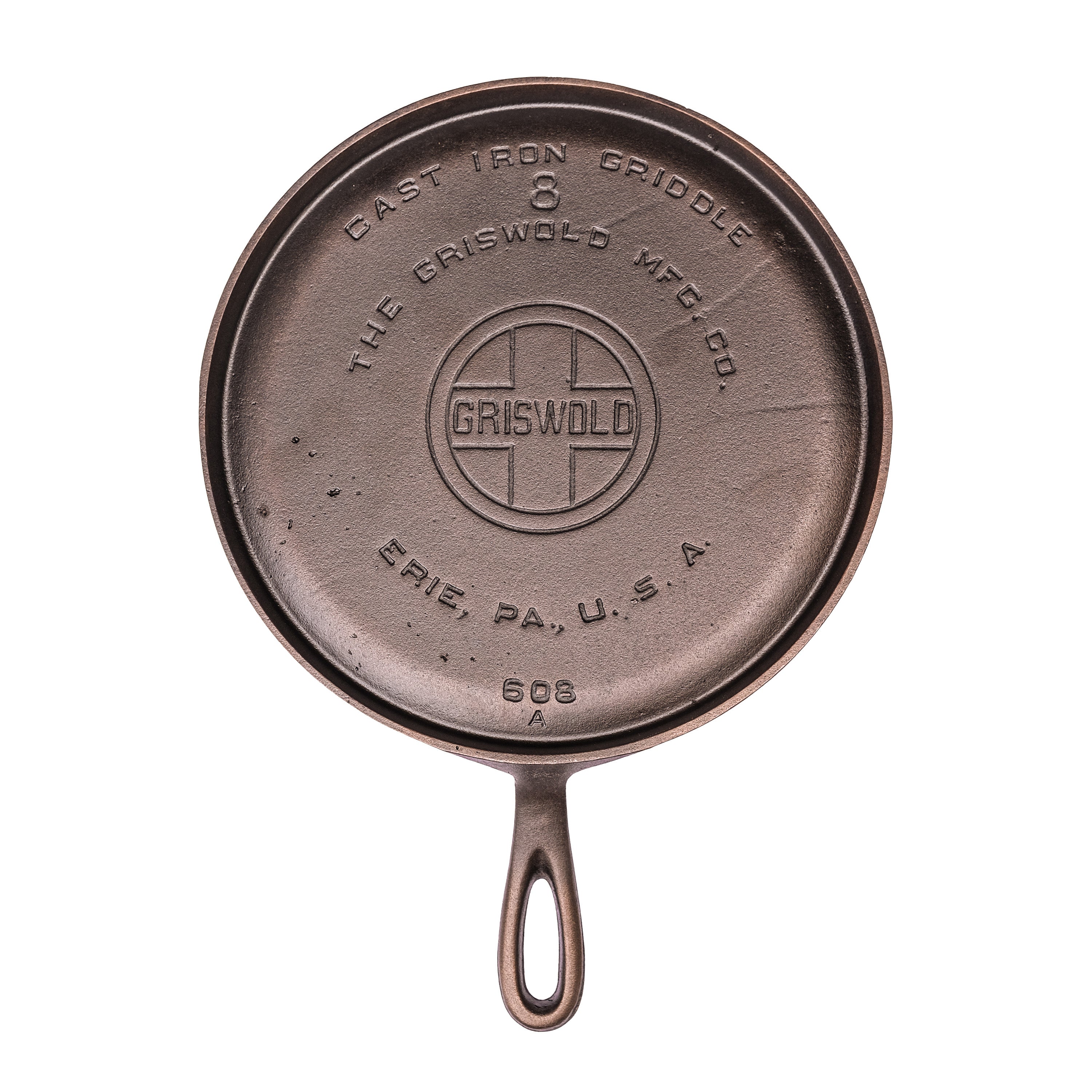 Griddle Plate Griswold Cast Iron Griddle 10 GRISWOLD #8 Round