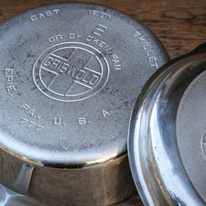 Chrome Griswold #8 Fryer