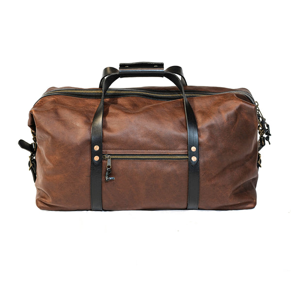 LEATHER DUFFEL BAG