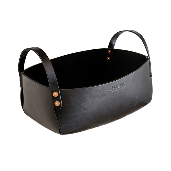 Leather Basket