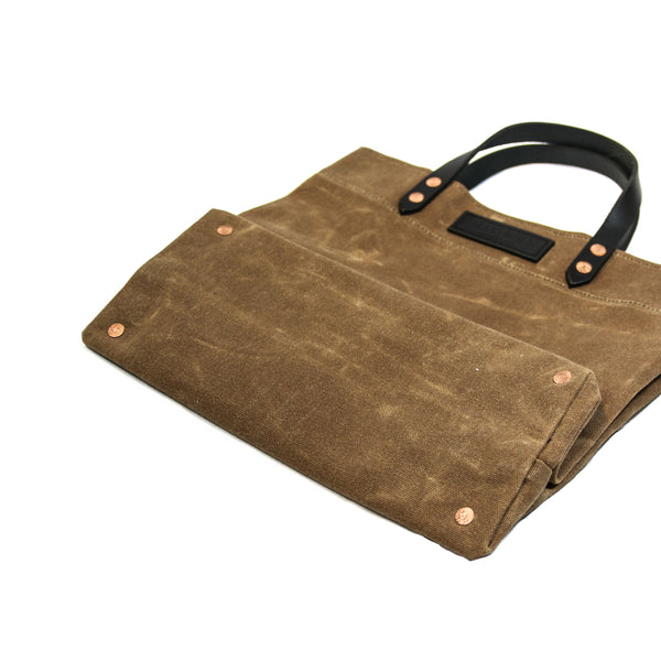 WAXED CANVAS GROCERY TOTE