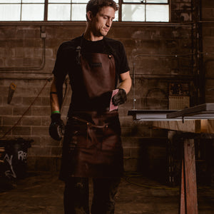 LEATHER RUGGED APRON