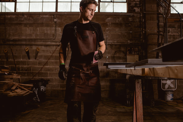 LEATHER RUGGED APRON