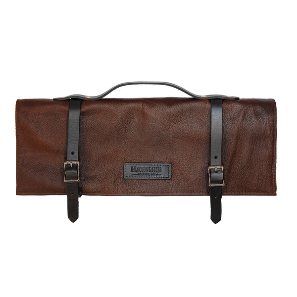 ROLL-UP LEATHER KNIFE BAG 6 POCKET By TM Leather - Core Catering