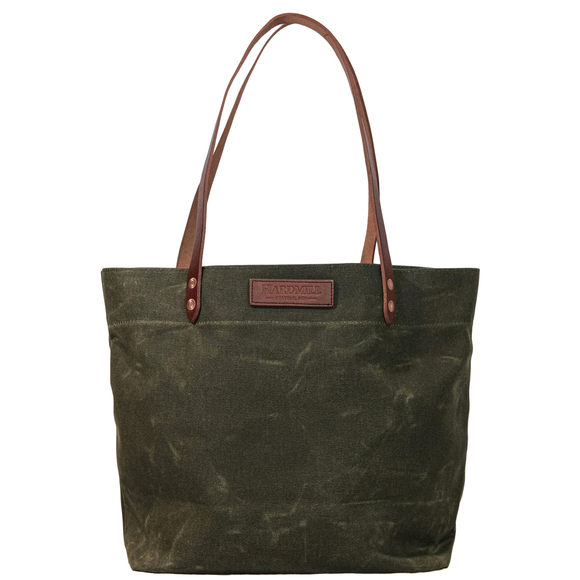 Market best sale canvas leather