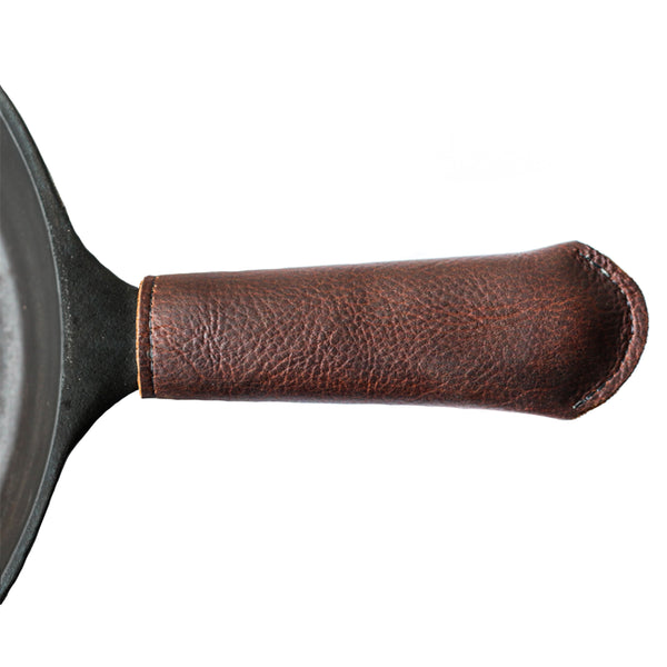 LEATHER CAST IRON SKILLET HANDLE COVER