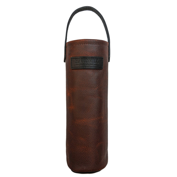 LEATHER WINE TOTE