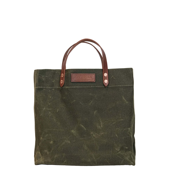 WAXED CANVAS GROCERY TOTE